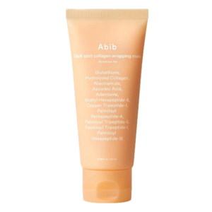 Abib, Sötét foltok elleni kollagénes maszk Glutathiosome filmmel, Világosító maszk foltokra, 100 ml
