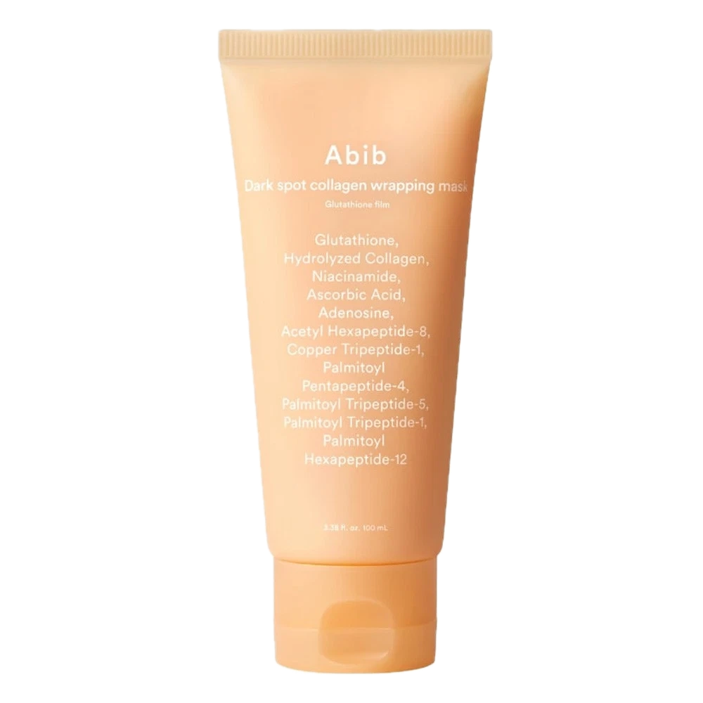 Abib, Sötét foltok elleni kollagénes maszk Glutathiosome filmmel, Világosító maszk foltokra, 100 ml