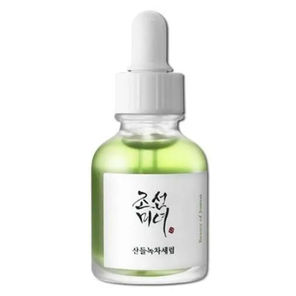 Beauty of Joseon, Nyugtató Szérum: Zöld tea + Panthenol, Nyugtató és hidratáló szérum, 30 ml
