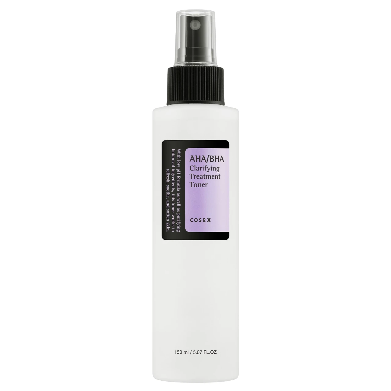 Cosrx, AHA/BHA Tisztító Kezelő Toner, Gyengéd hámlasztó toner a pórusokhoz, 150 ml