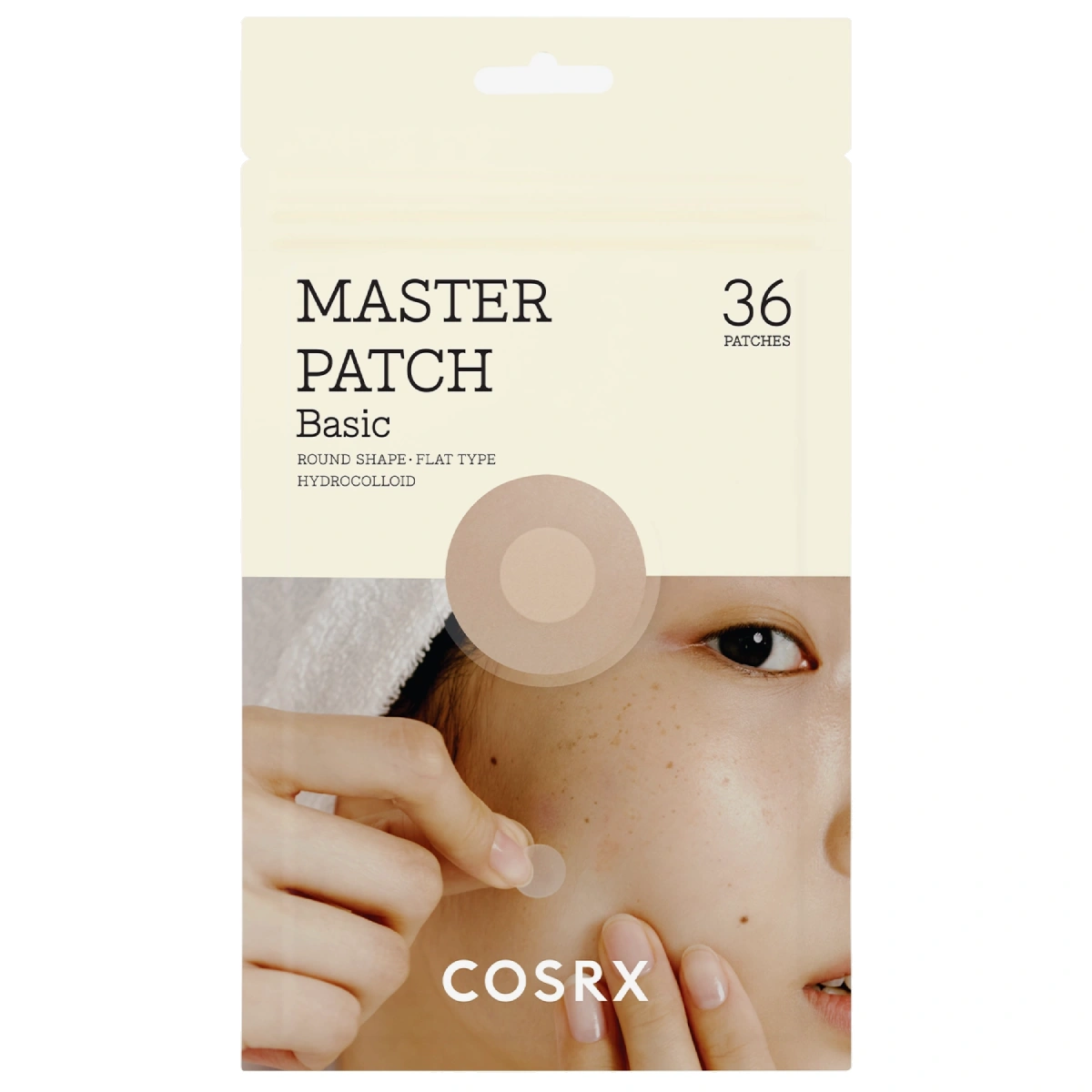 Cosrx, Master Patch Basic, Hidrokolloid tapaszok helyi ápoláshoz, 36 tapasz