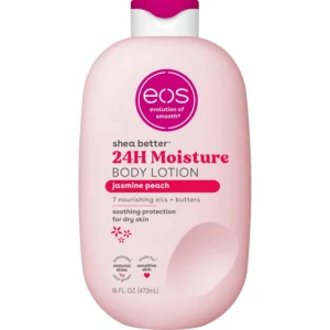 Eos, Shea Better 24H Moisture Jasmine Peach Testápoló, Hidratáló testápoló, 473 ml