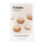 Missha, Airy Fit Sheet Mask Potato, Világosító és hidratáló maszk, 19 g