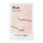 Missha, Airy Fit Sheet Mask - Rizs, Hidratáló arcpakolás rizzsel, 19g