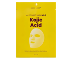 Nine Less, My Fit Sheet Mask No.2: Kojic Acid, Világosító maszk foltokra, 20g