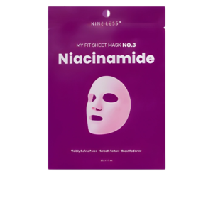 Nine Less, My Fit Sheet Mask No.3 Niacinamide, Hidrogél maszk niacinamiddal, 20 g