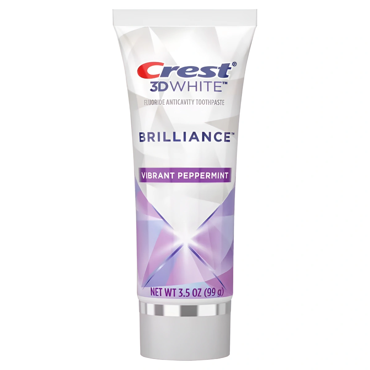 Crest, 3D White Brilliance Fogkrém, Hatékony fehérítő fogkrém, 130g
