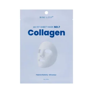 Nine Less, My Fit Sheet Mask No.7 Kollagén, Kollagénes arcmaszk a feszességért, 23g
