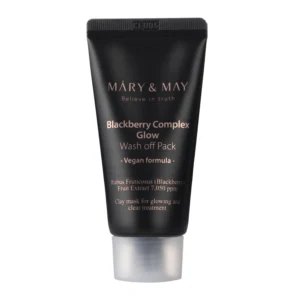 MARY & MAY Feketeáfonyás Komplex Ragyogás Mosó Pakolás 30g