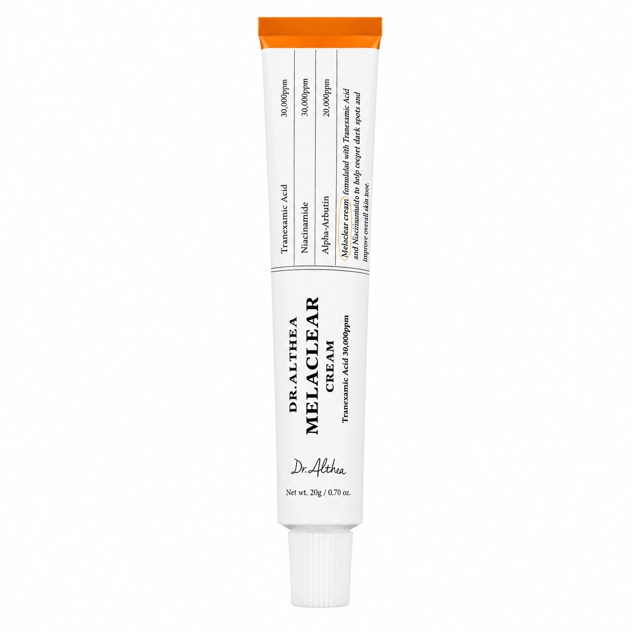 Dr. Althea, Melaclear Cream, Világosító krém pigmentfoltok ellen, 20g