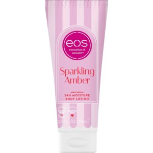 Eos, Shea Better Utazási Méretű Testápoló Sparkling Amber, hidratáló testápoló utazási méretben shea vajjal, vegán, 74 ml