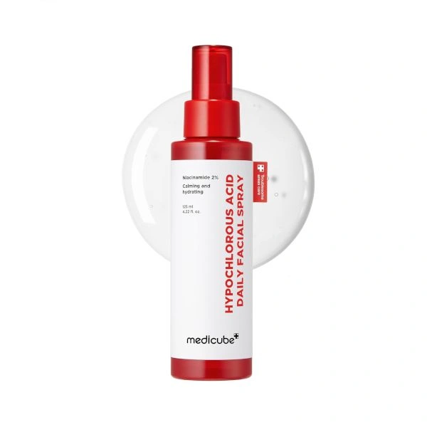 Medicube, Hipoklórsav Napi Arctisztító Permetező, Antiszeptikus Nyugtató Permet, 125 ml