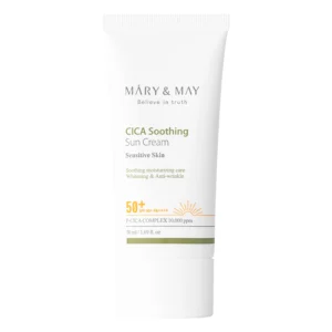 MARY & MAY Cica Nyugtató Napkrém SPF50+ PA++++ 50ml
