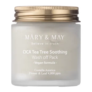 MARY & MAY CICA TeaTree Nyugtató Mosó Pakolás, 125g