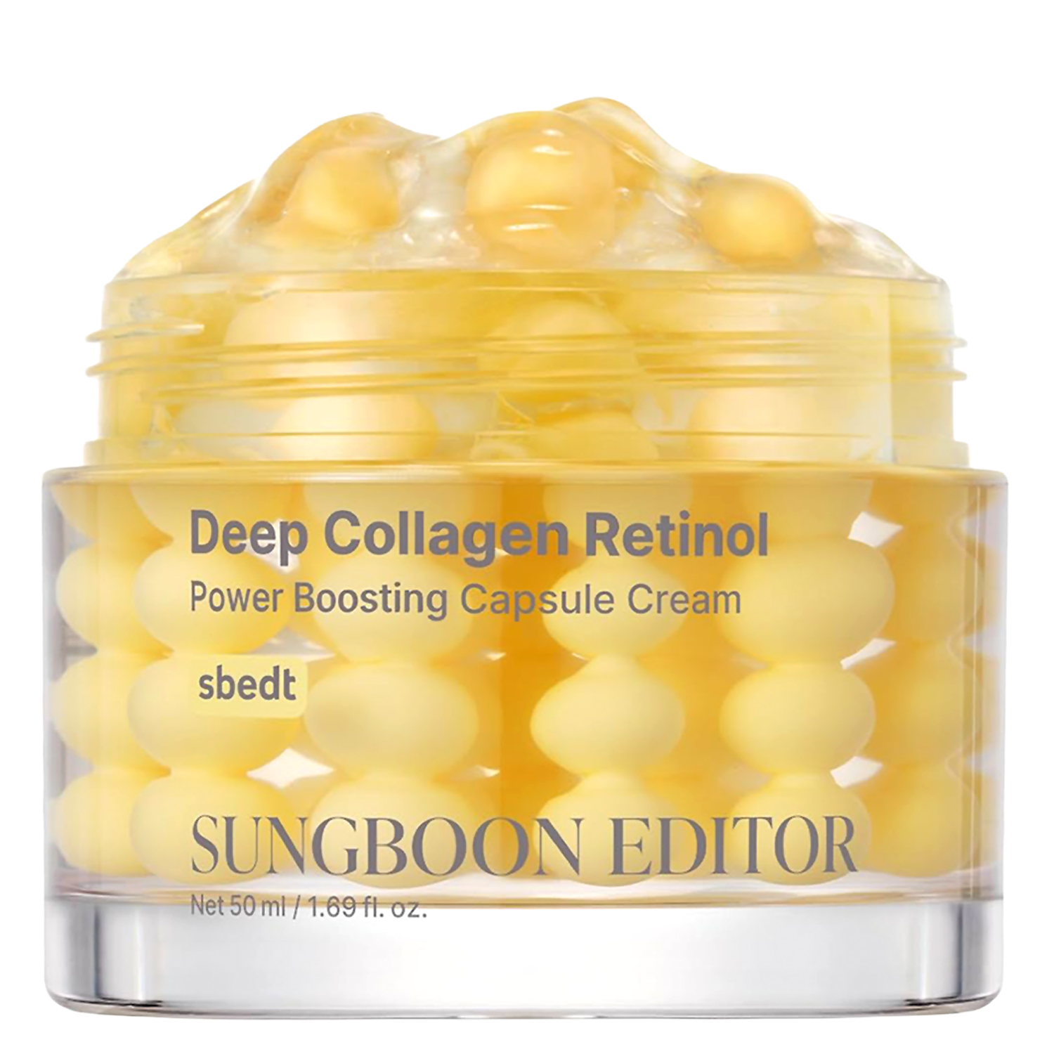 SUNGBOON EDITOR Mély Kollagén Retinol Erőnövelő Kapszula Krém 50ml