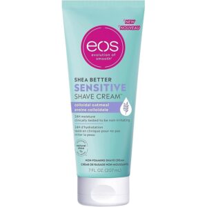 Eos Shea Better Sensitive Shave Cream, Érzékeny Bőrre Való Borotválkozó Krém Kolloid Zabbal és Shea Vajjal, 207 ml
