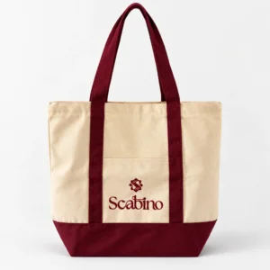 Táska tote Bag Scabino Hímzett logó elöl