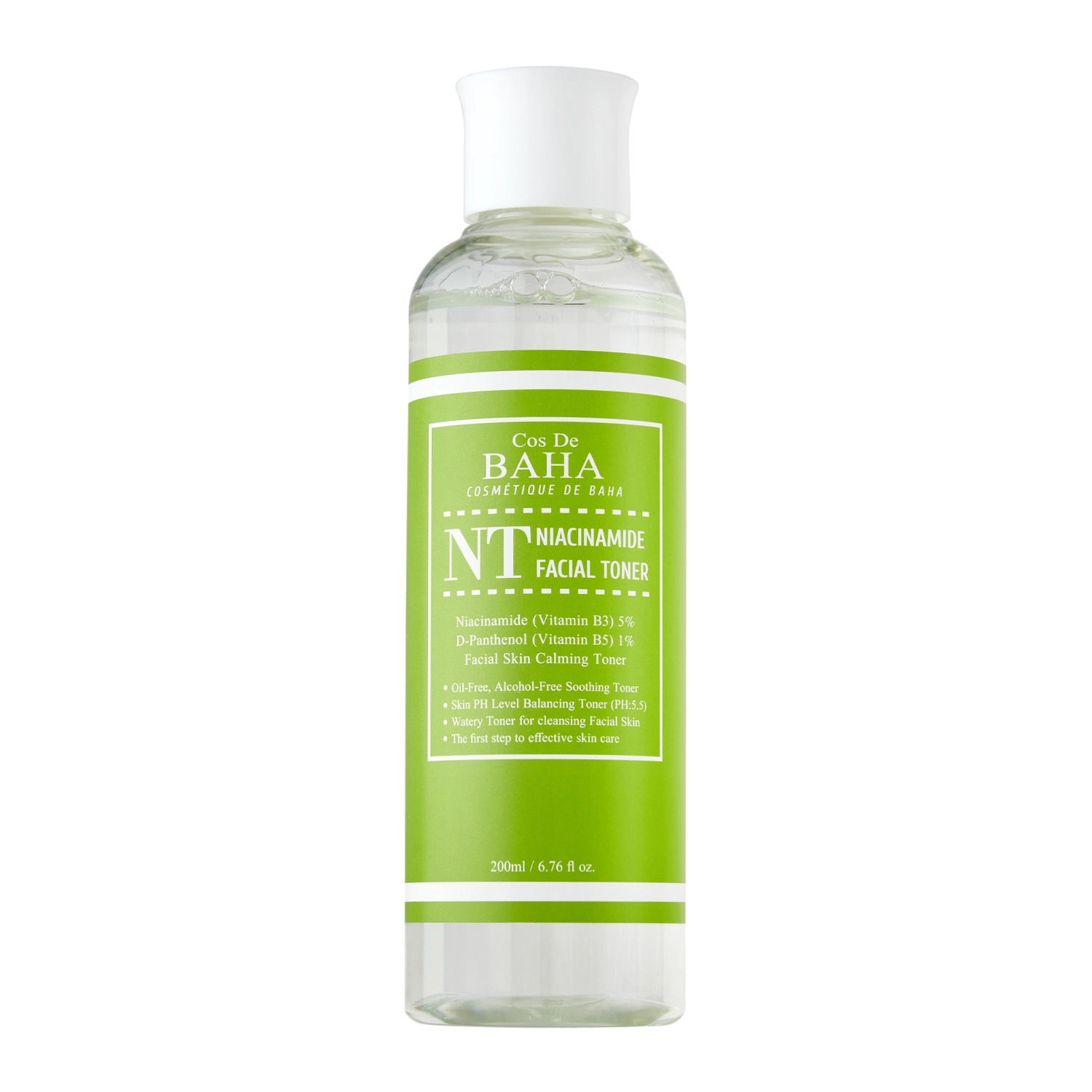 Cos De BAHA NT Niacinamide Arctisztító Toner 200ml