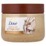 Dove, Barna Cukor & Kókuszvaj Testradír, Hidratáló hámlasztó radír, 425 g