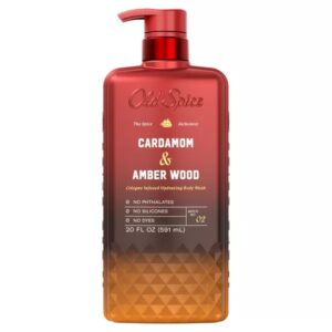 Old Spice, Férfi tusfürdő The Spice Alchemist Kardamom & Borostyánfa, hidratáló és illatos gél, 591 mL