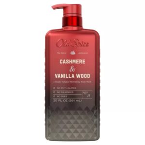Old Spice, Testápoló A Spice Alchemist Gyűjtemény Cashmere & Vanilla Wood, Parfüm-infúziós tusfürdő, 591 mL