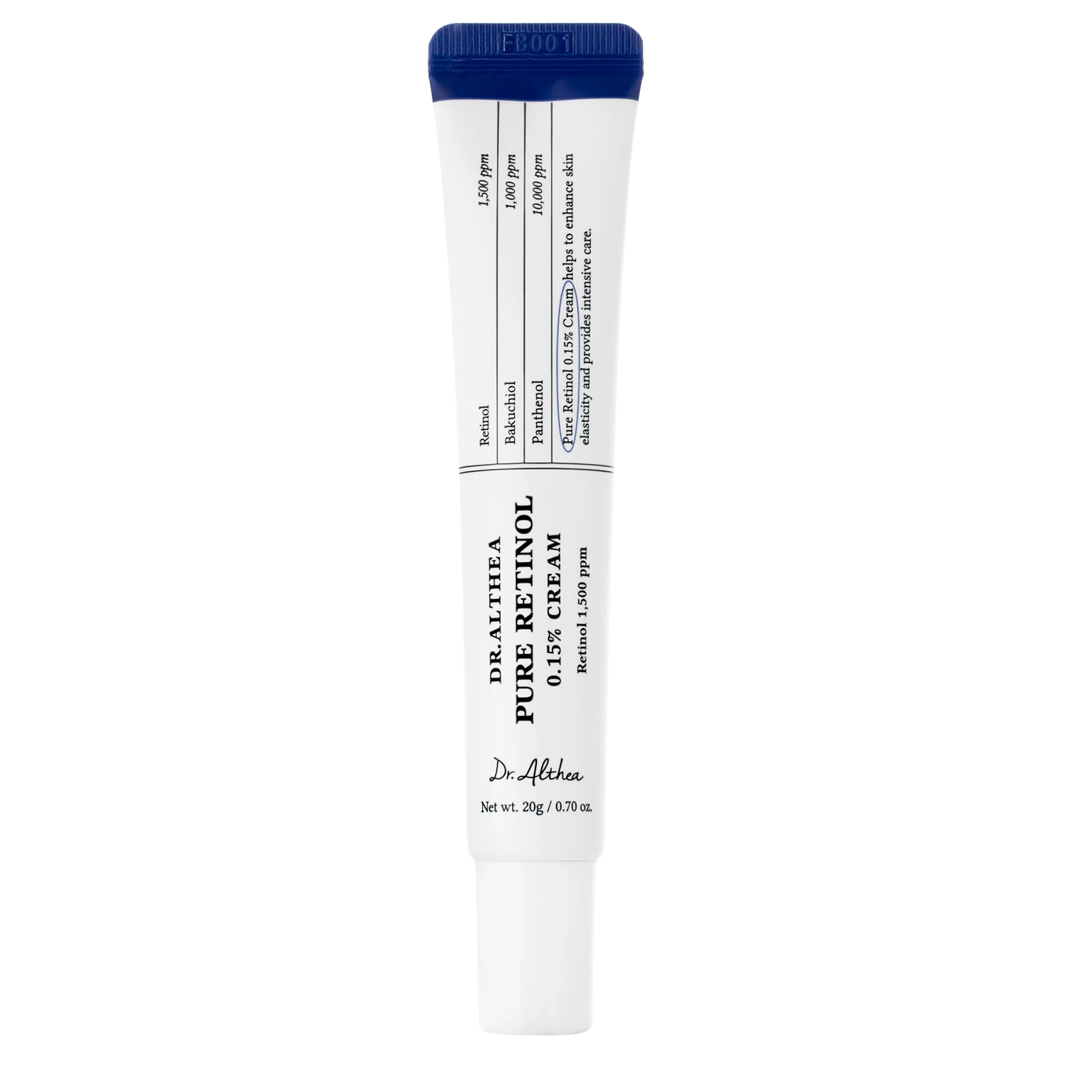 Dr. Althea Tiszta Retinol 0,15% Krém 20g