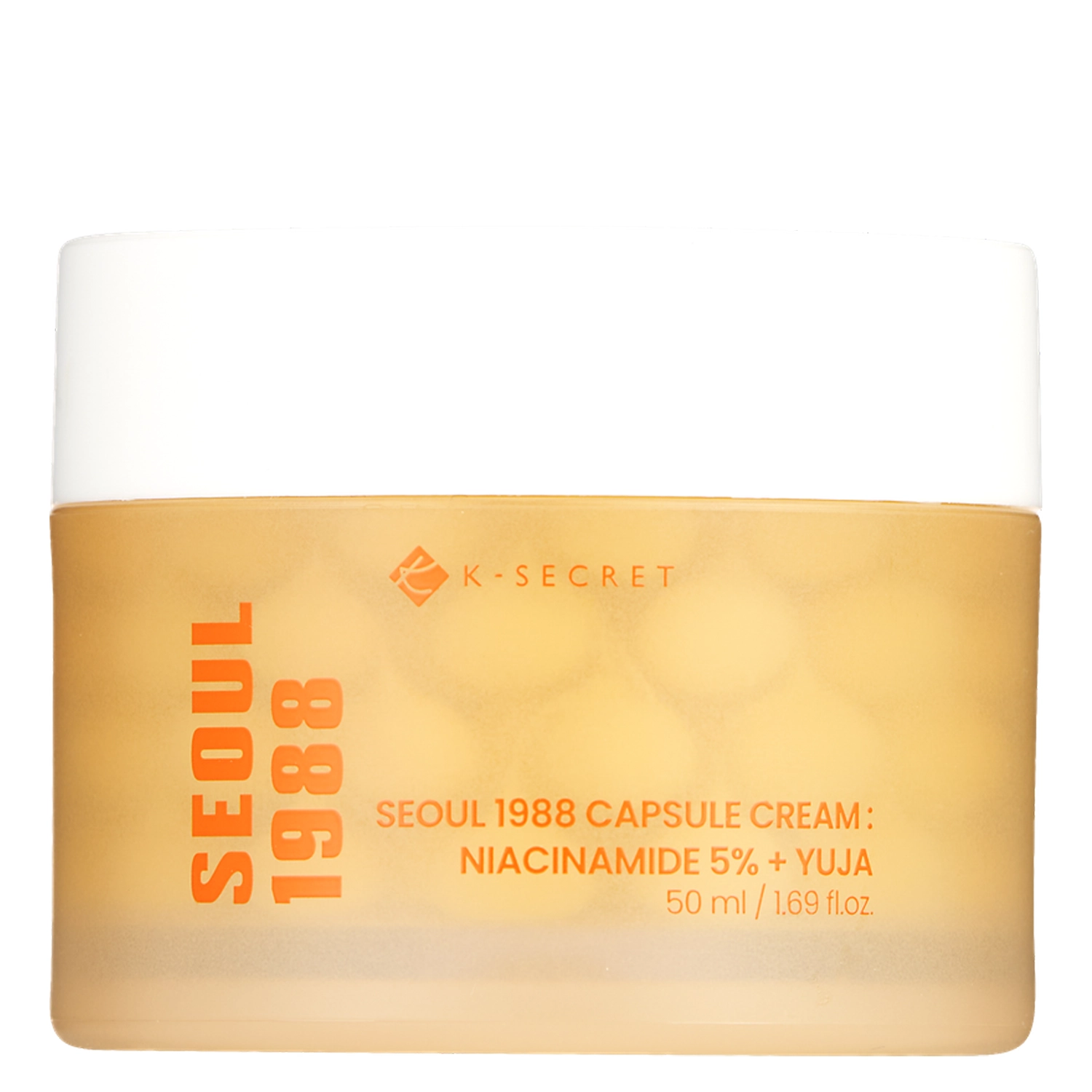 K-SECRET SEOUL 1988 Kapszula Krém: Niacinamid 5% + Yuja 50ml